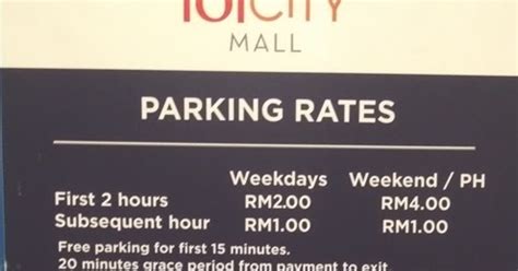 ioi city mall putrajaya parking rate